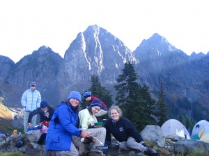 Breakfast Time, Lk Ann, Mt Baker Wilderness